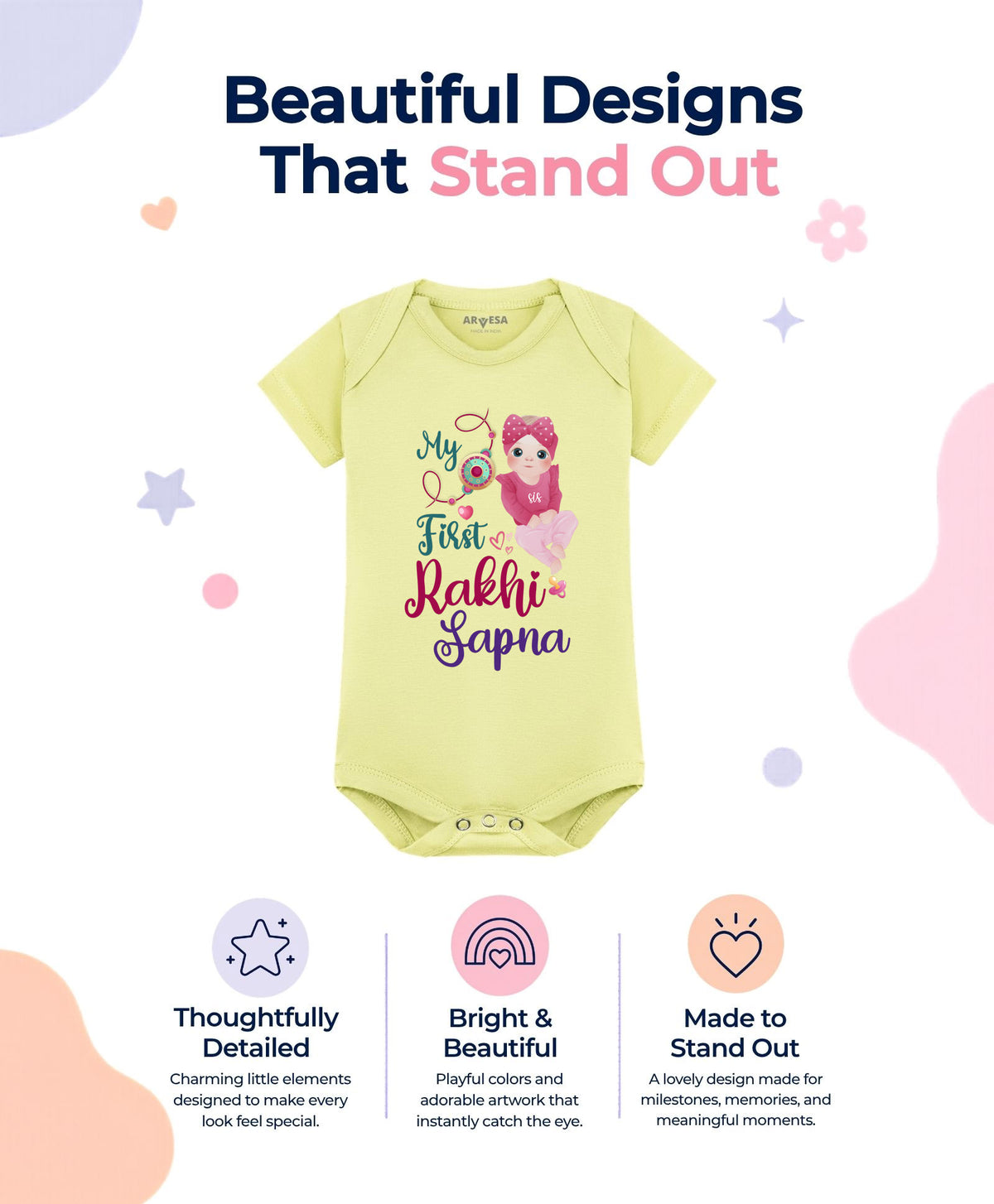 Yes | My First Rakhi - Romper