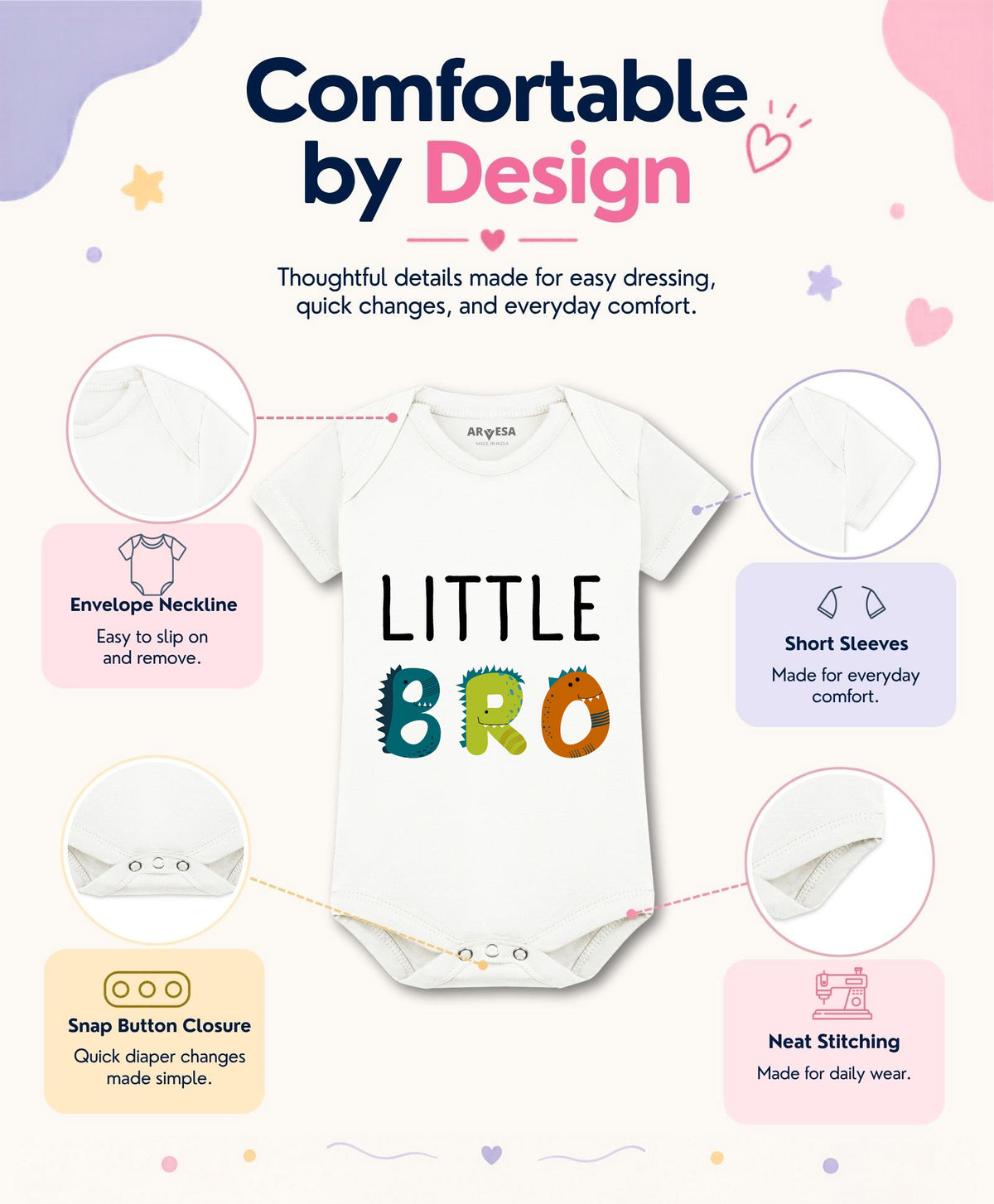 No | Little Bro Brother - Romper