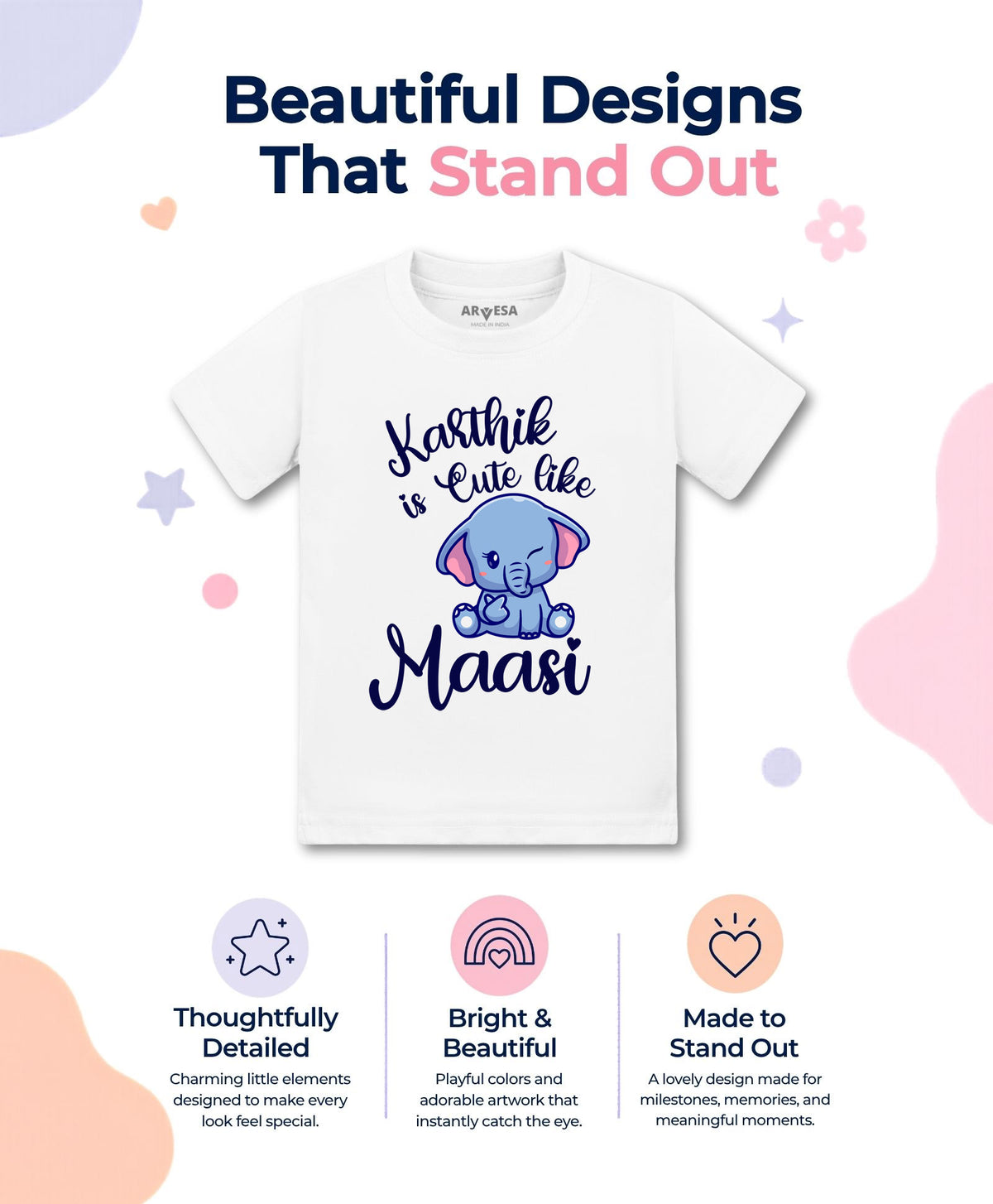Yes | Cute Like My Maasi - T-shirt