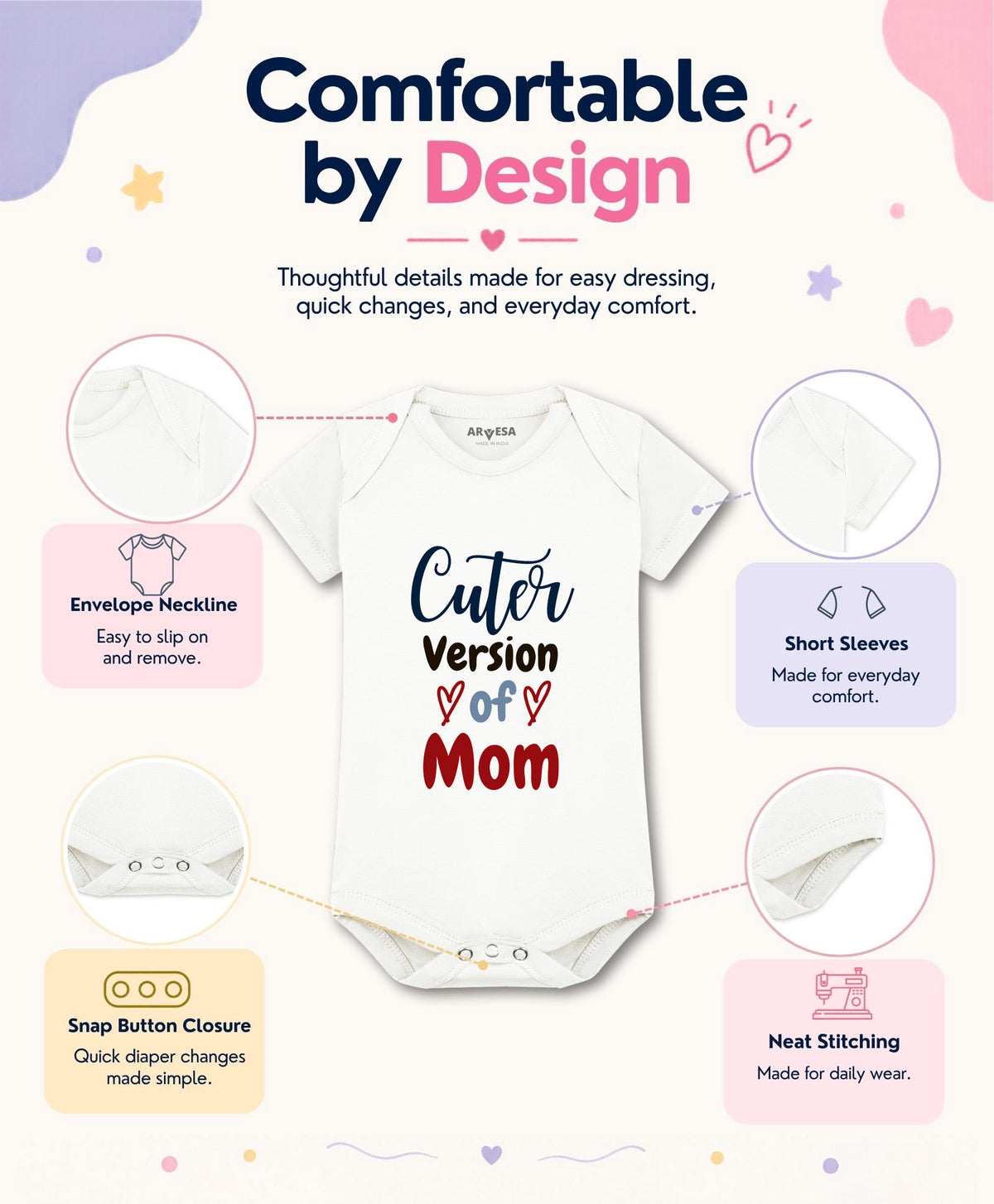 No | Cuter Version Of Mom - Romper