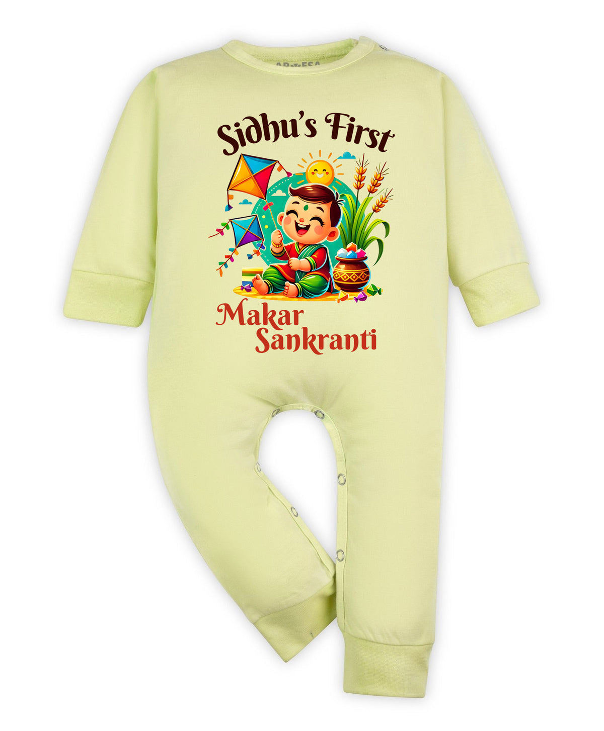 Yes | My First Makar sankranti - Jumpsuit
