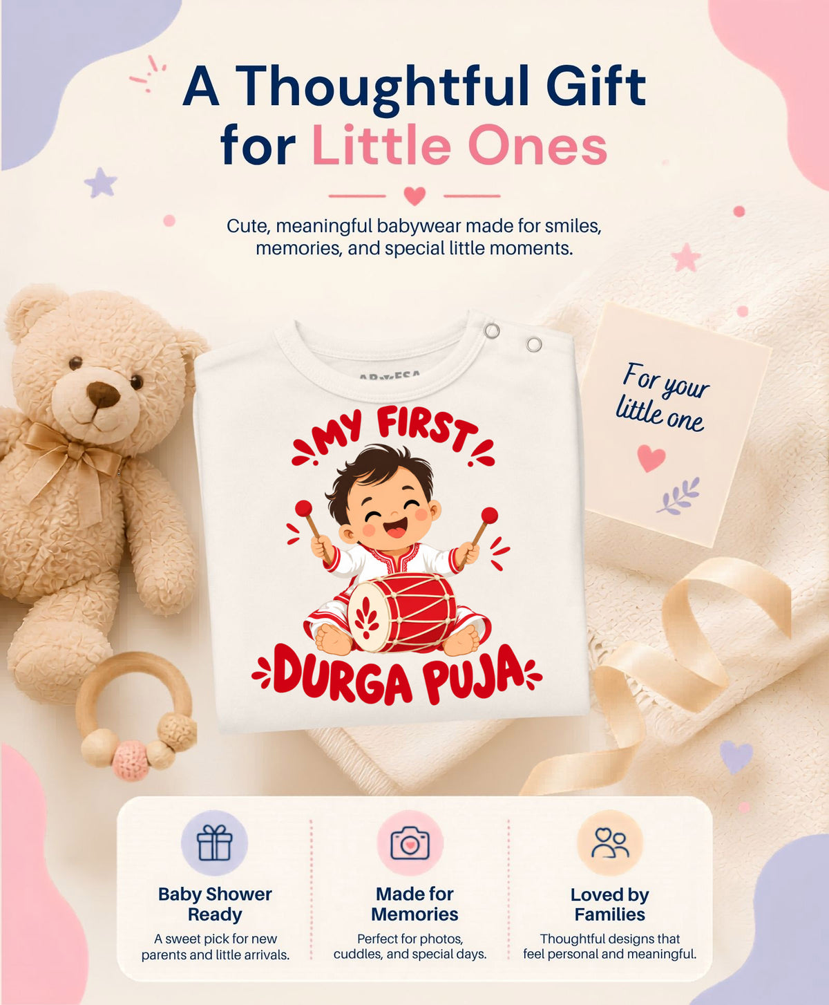No | My First Durga Puja - Jumpsuit