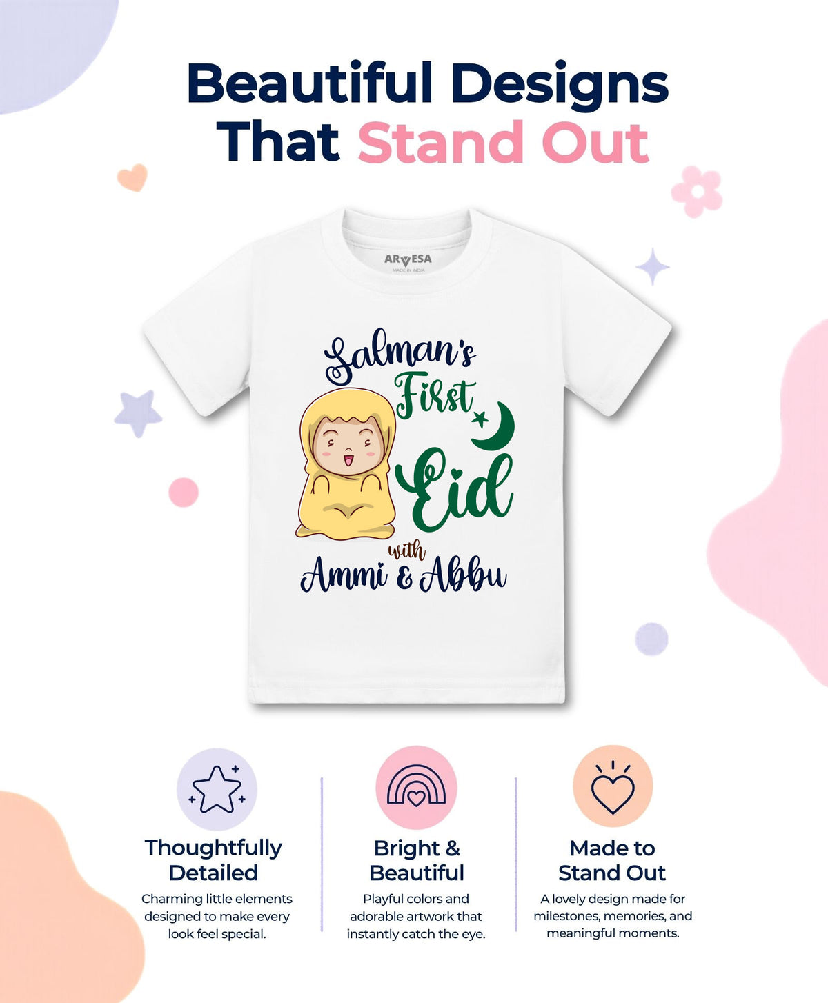 Yes | My First Eid - T-shirt
