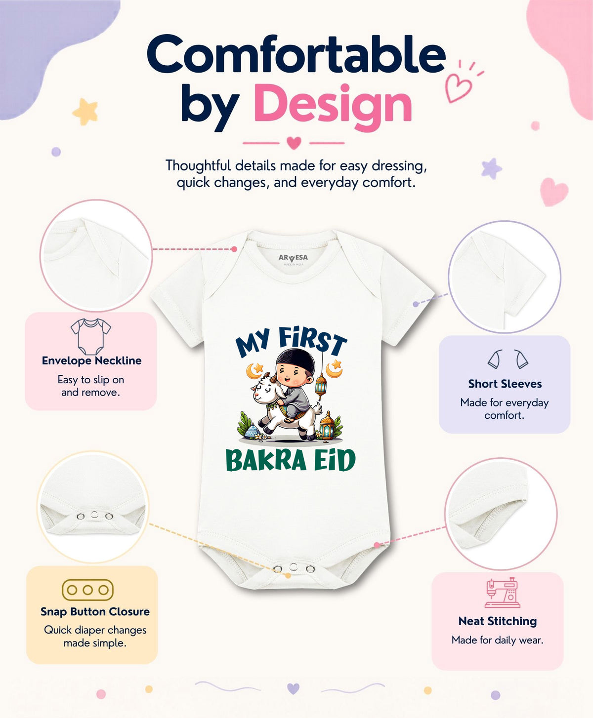 No | My First Eid - Romper