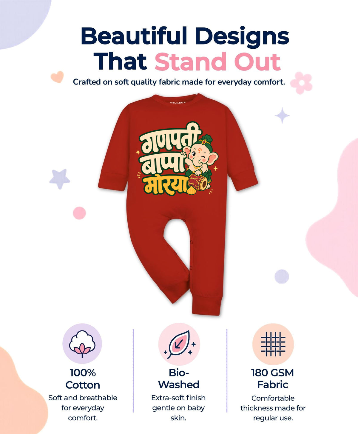 Ganpati Bappa Morya Devotional - Jumpsuit