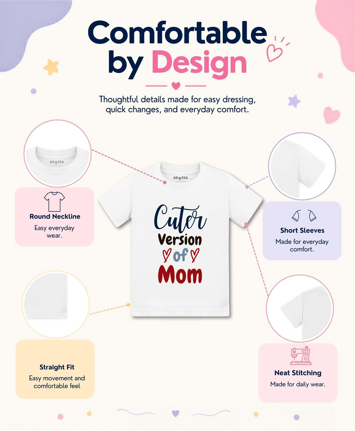 No | Cuter Version Of Mom - T-shirt