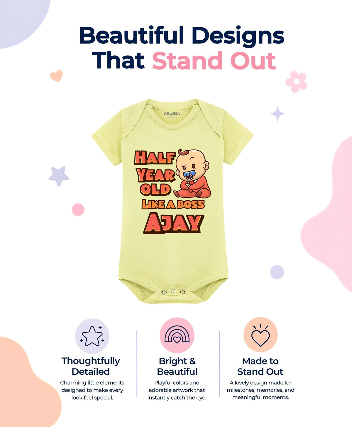 Yes | Half Birthday - Romper