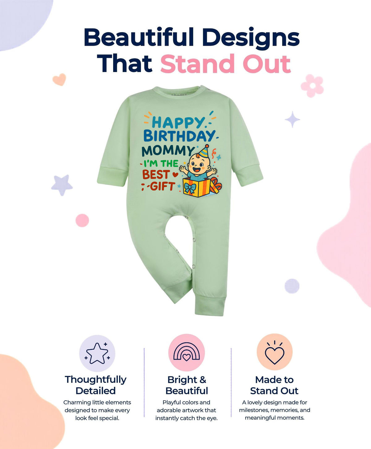 No | Happy Birthday Mommy I'm The Best Gift Mom Birthday - Jumpsuit
