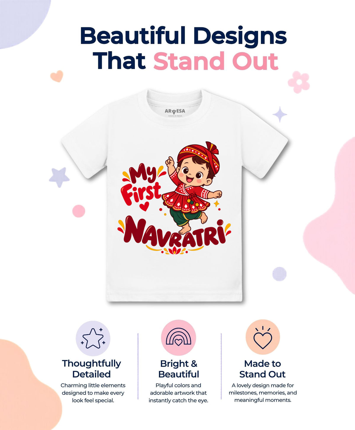 No | My First Navratri - T-shirt