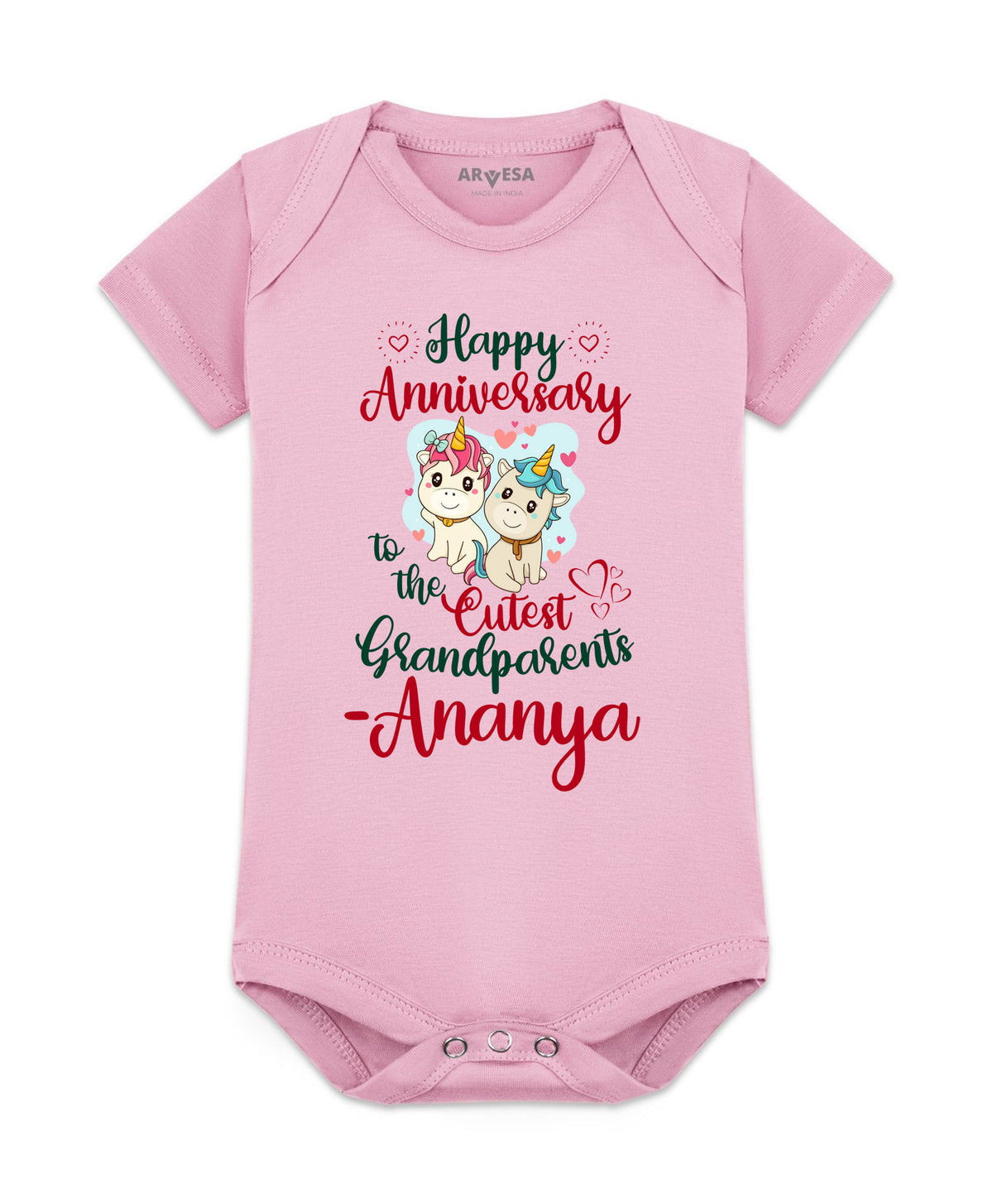 Yes | Happy Anniversay GrandParents Family Anniversary - Romper