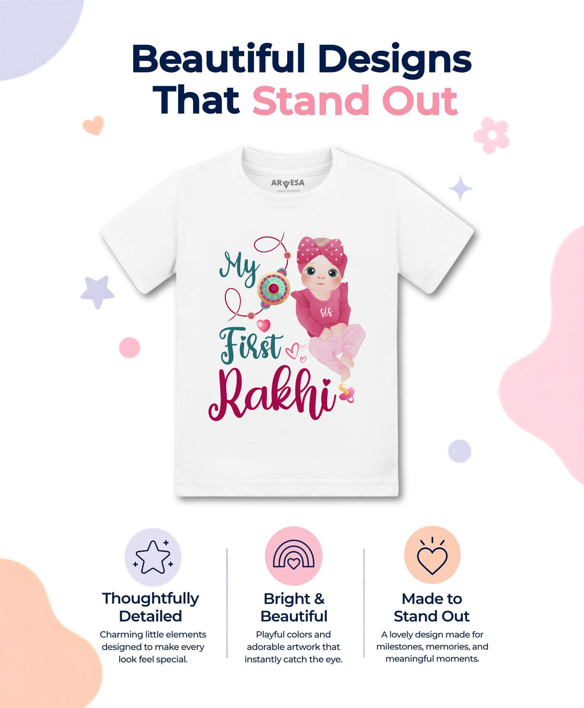 No | My First Rakhi - T-shirt