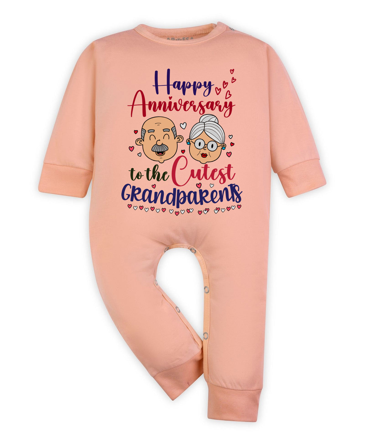 No | Happy Anniversay GrandParents Family Anniversary - Jumpsuit