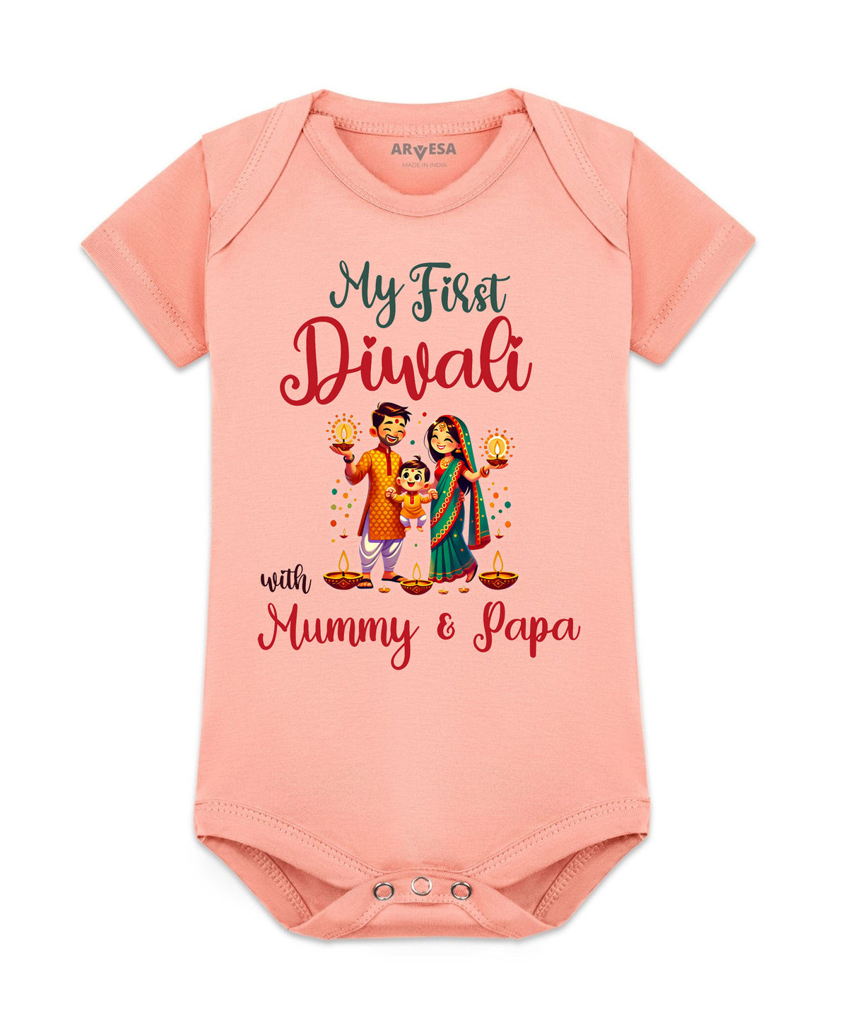 No | My First Diwali - Romper