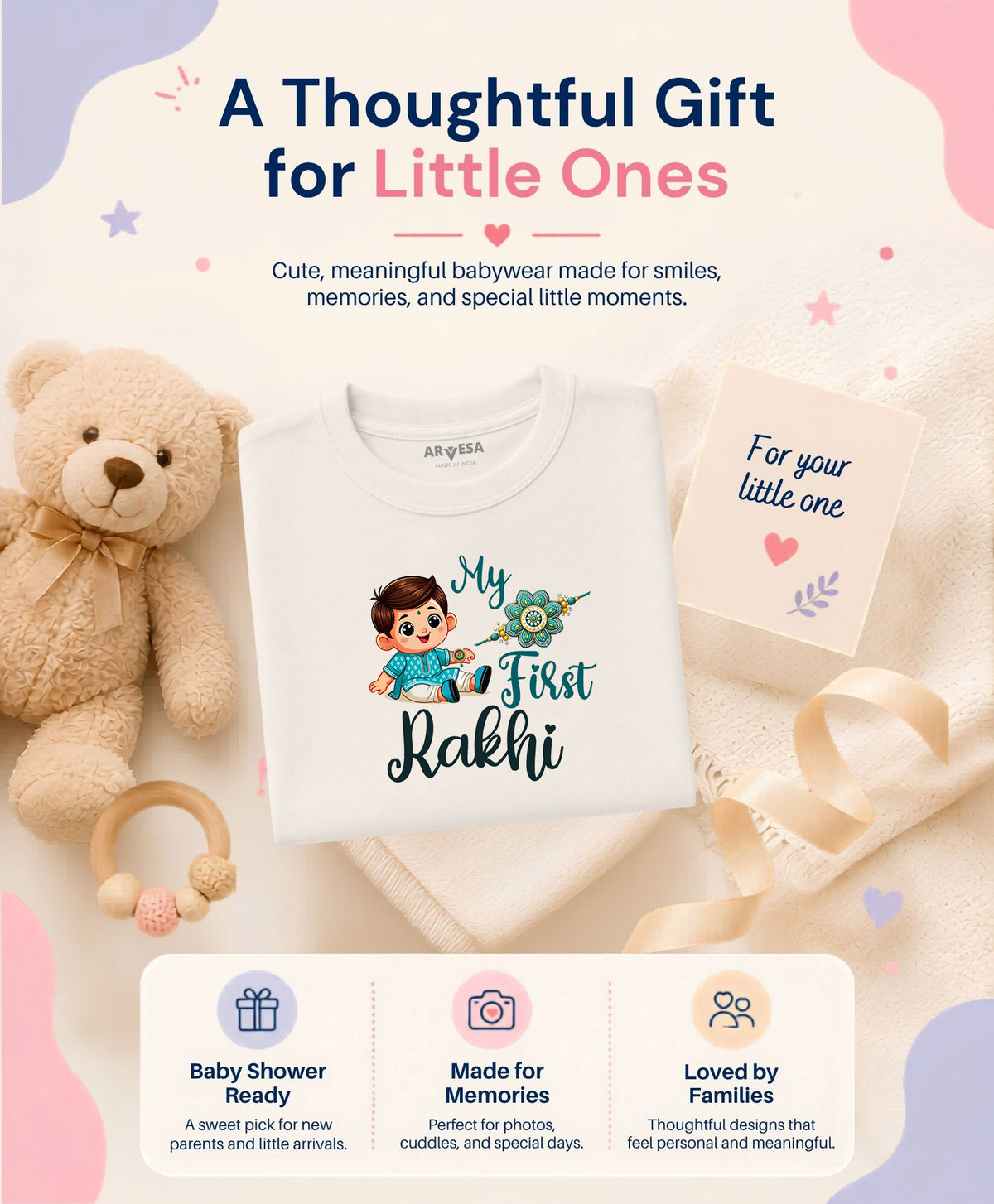 No | My First Rakhi - T-shirt