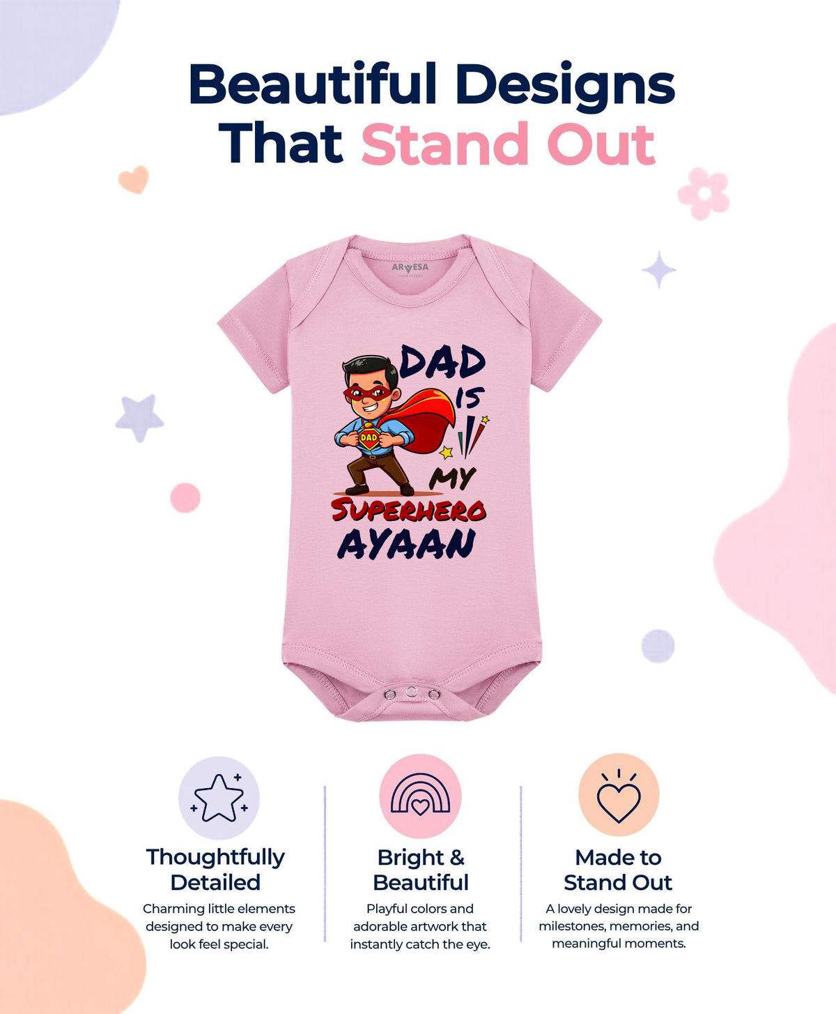 Yes | Dad Is My Superhero - Romper