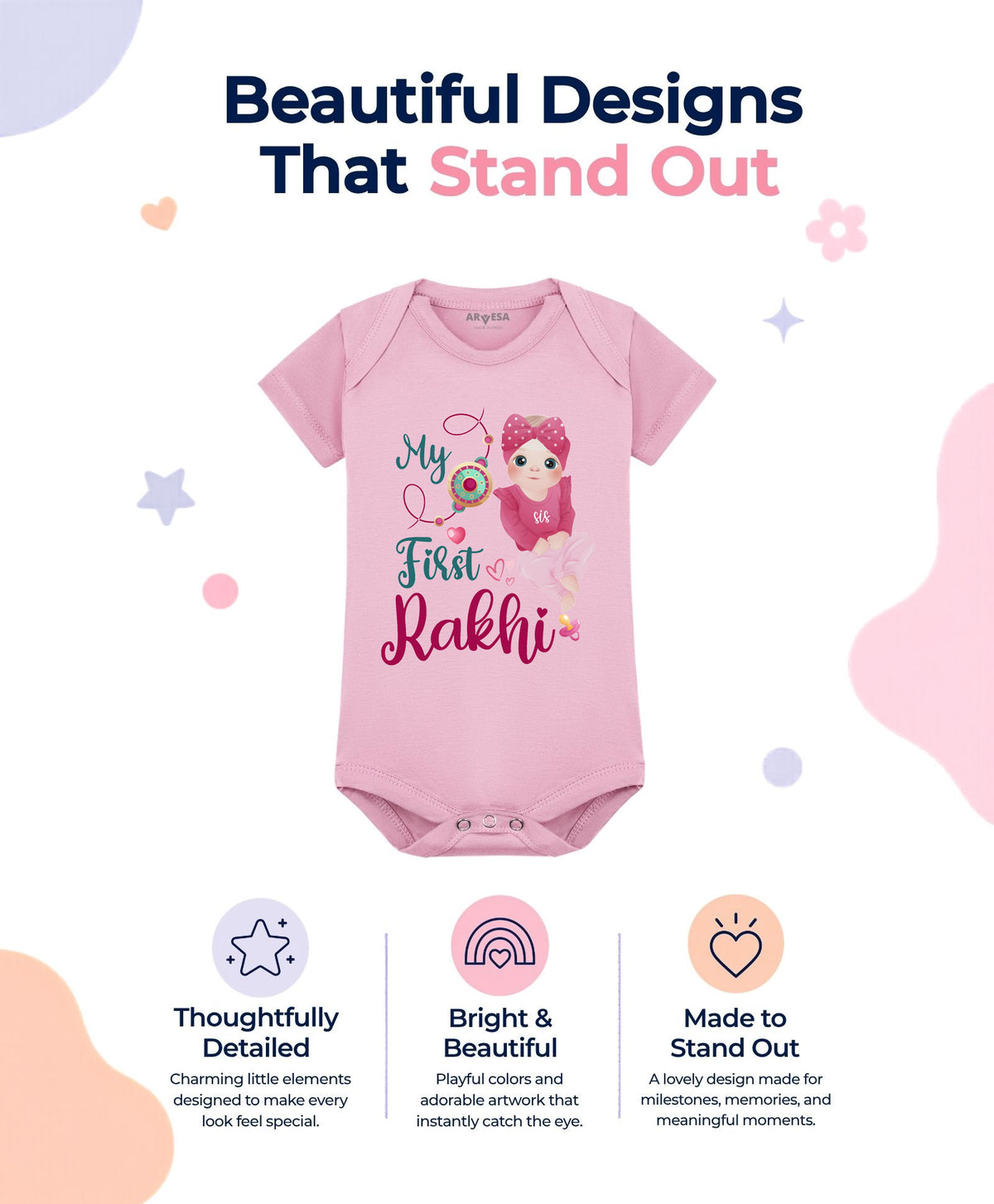 No | My First Rakhi - Romper