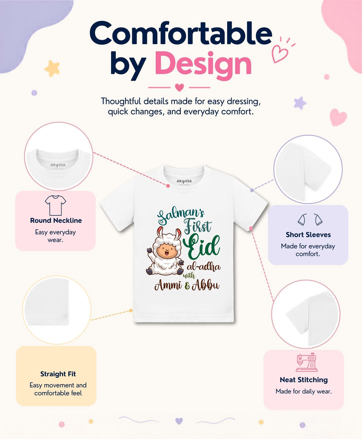 Yes | My First Bakra Eid - T-shirt