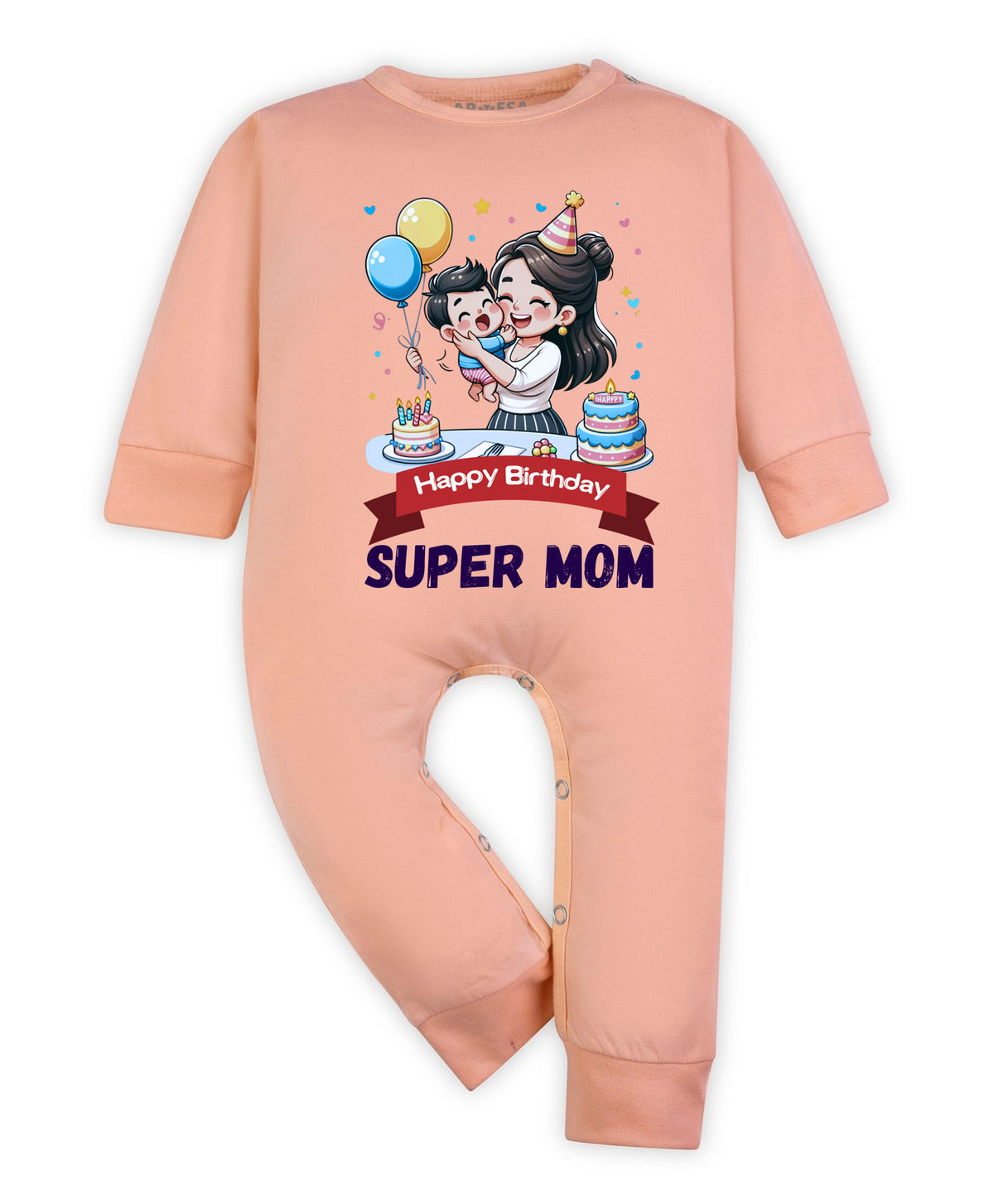 No | Happy Birthday Super Mom Mom Birthday - Jumpsuit