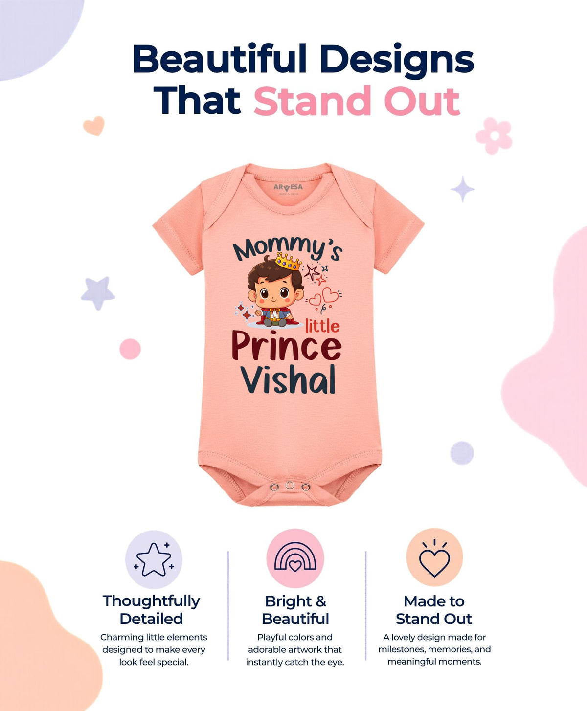 Yes | Mommy Little Prince - Romper