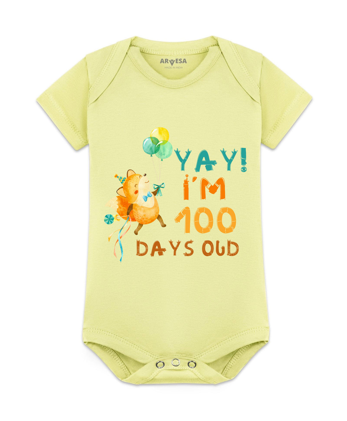 No | 100 Days Birthday - Romper
