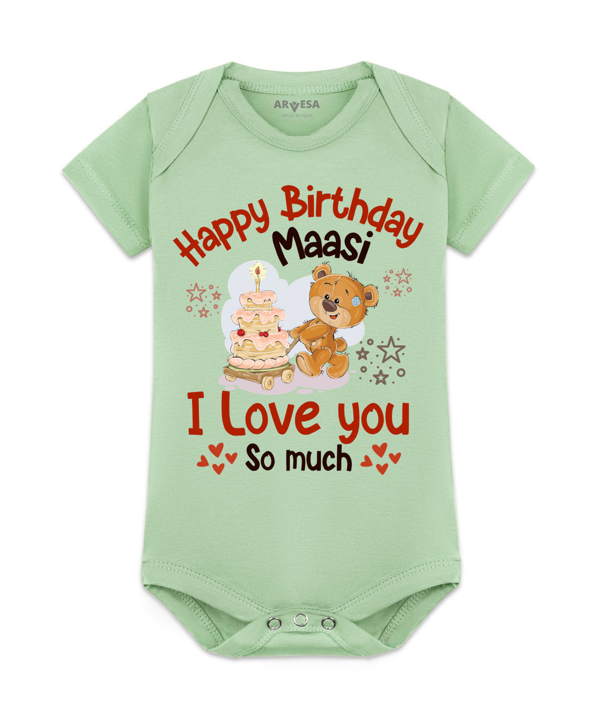 No | Happy Birthday Maasi Family Birthday - Romper