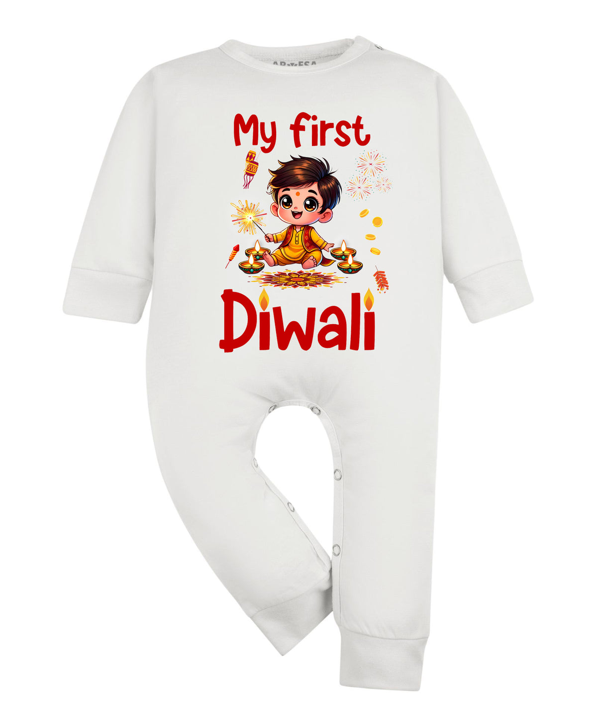No | My First Diwali - Jumpsuit