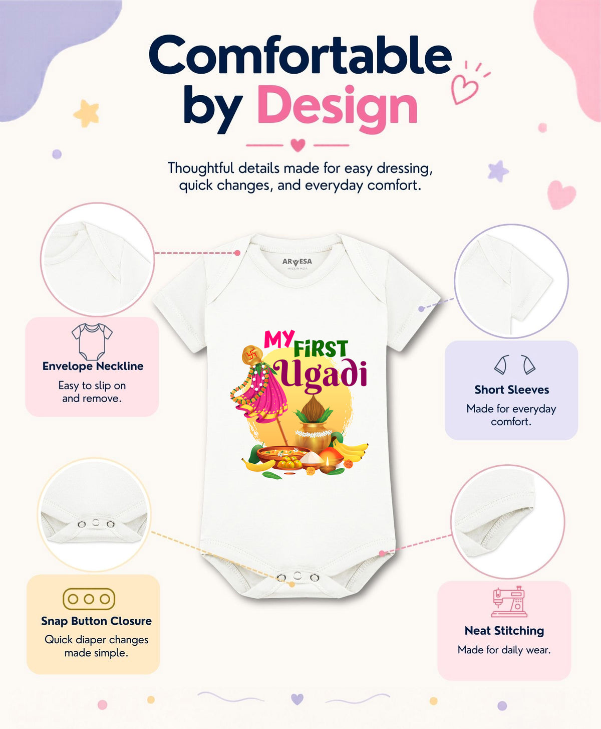 No | My First Ugadi - Romper