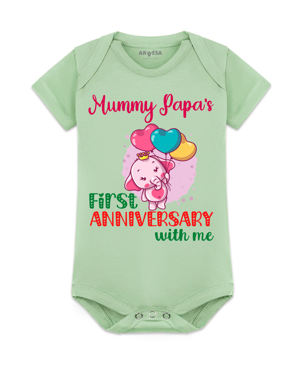 No | Mummy Papa First Anniversary With Me Mom Dad Anniversary - Romper