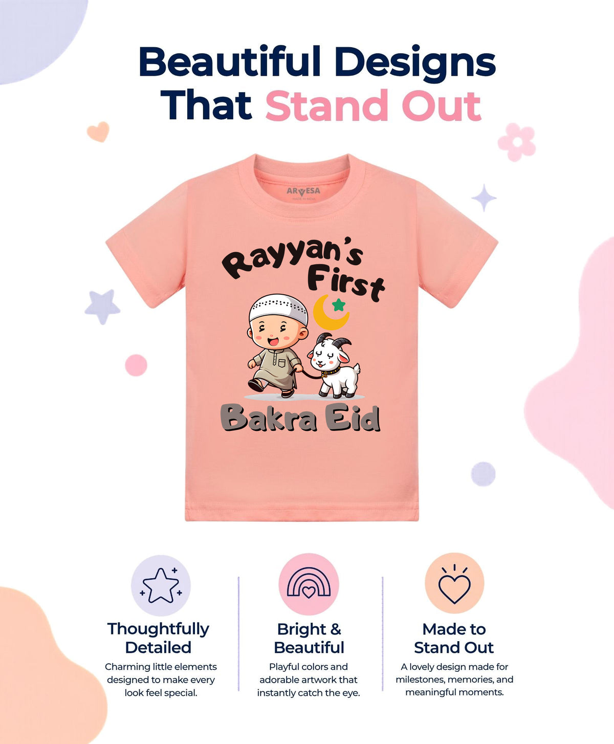 Yes | My First Eid - T-shirt