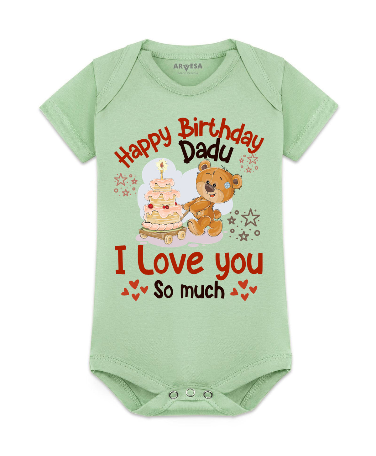 No | Happy Birthday Dadu Family Birthday - Romper