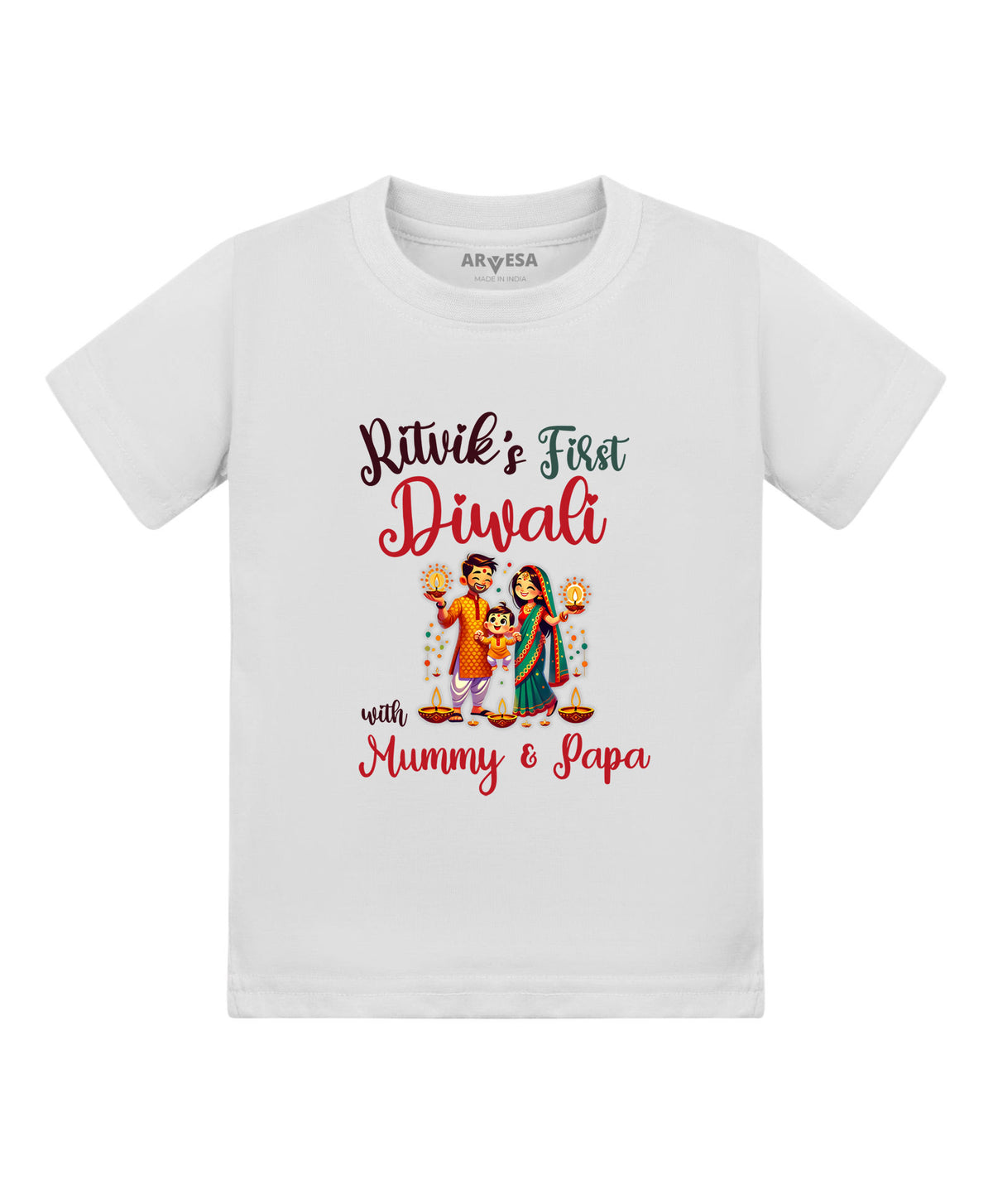 Yes | My First Diwali - T-shirt