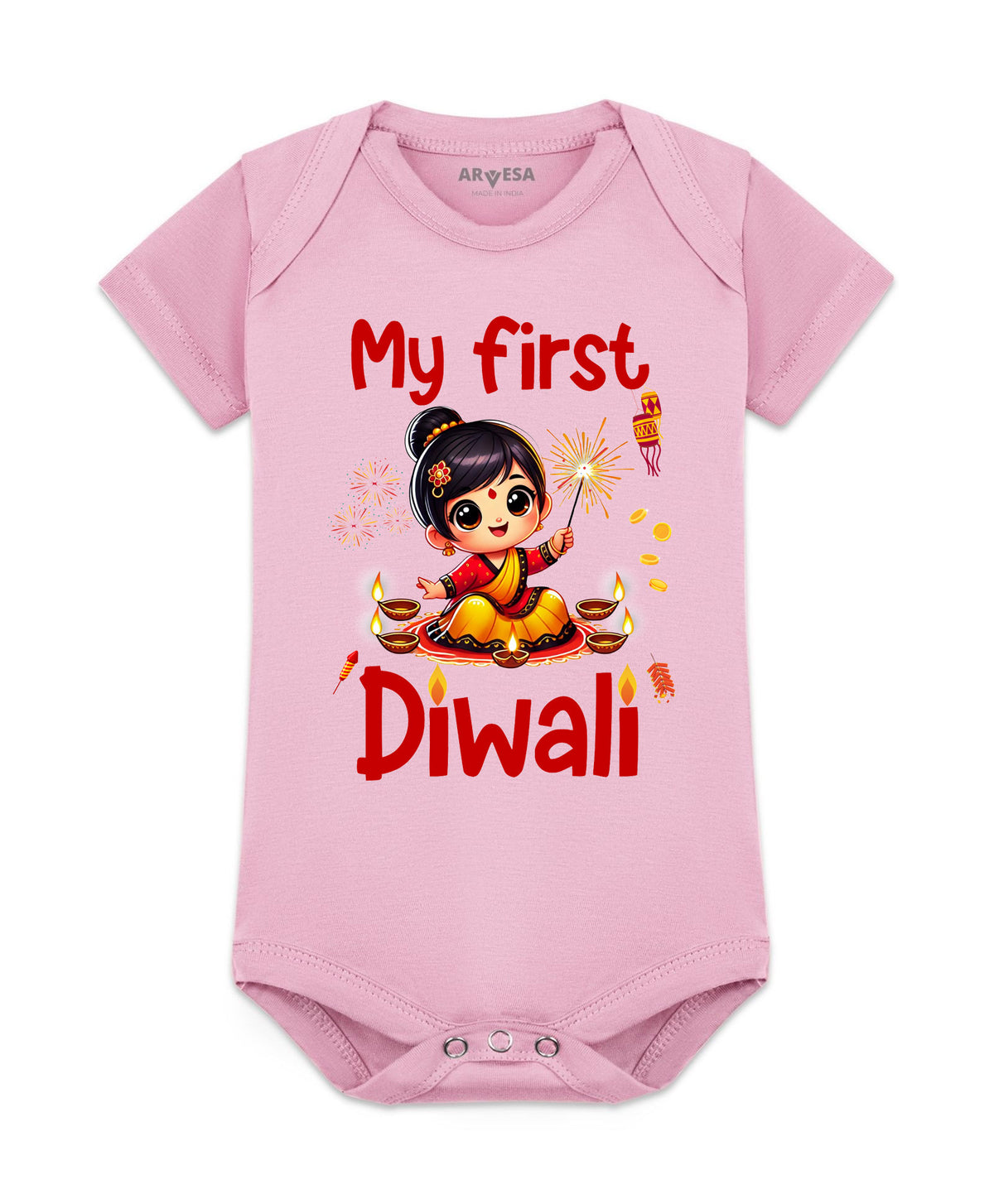 No | My First Diwali - Romper