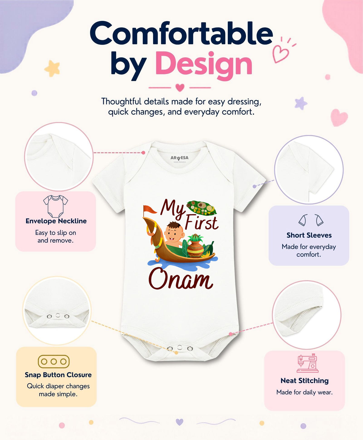 No | My First Onam - Romper