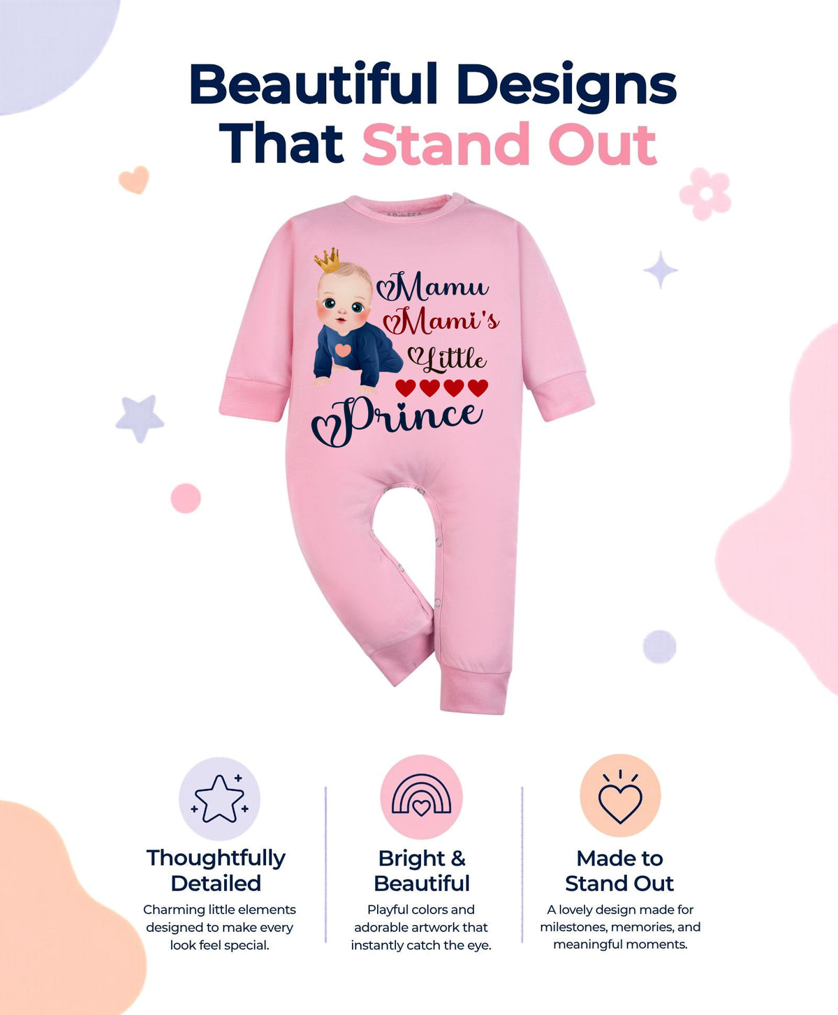 No | Mamu Mami'S Little Prince - Jumpsuit