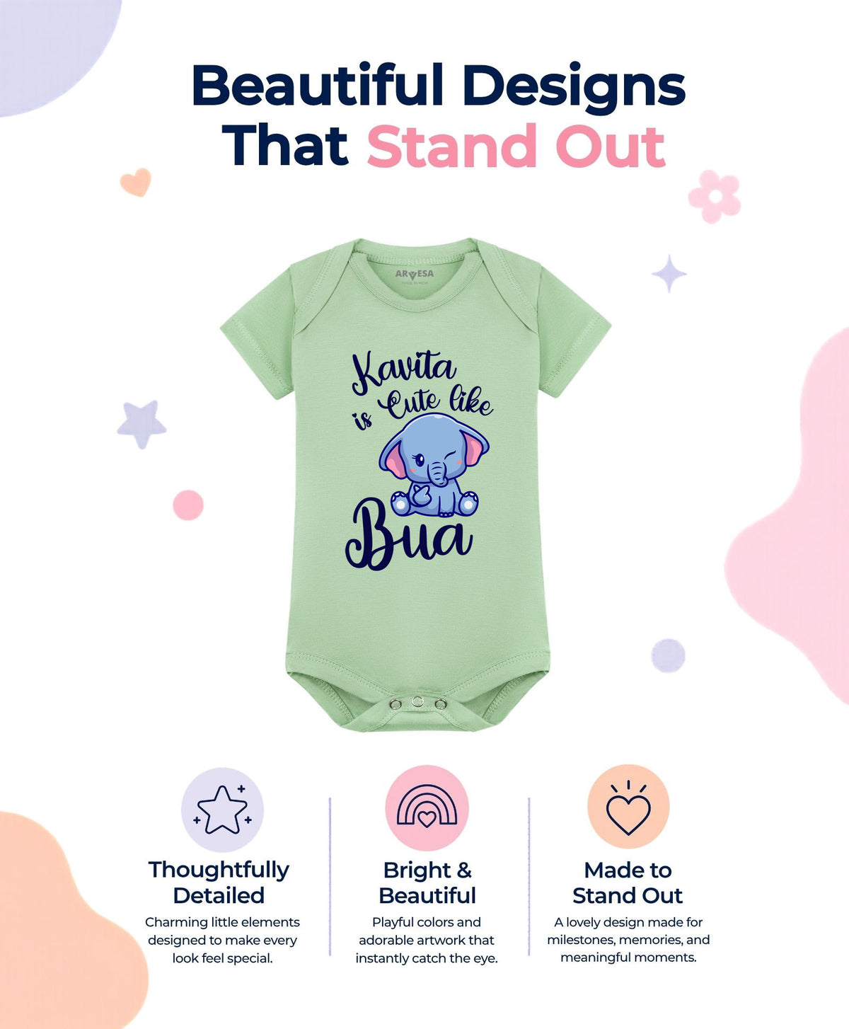 Yes | Cute Like My Bua - Romper