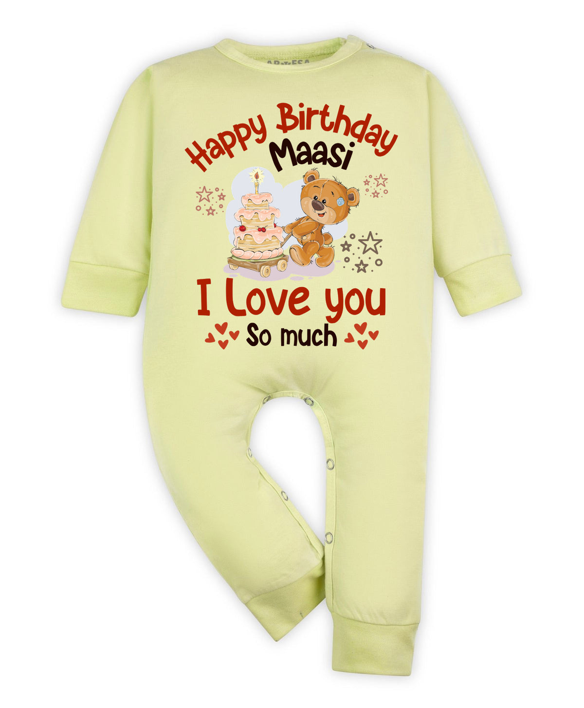 No | Happy Birthday Maasi Family Birthday - Jumpsuit
