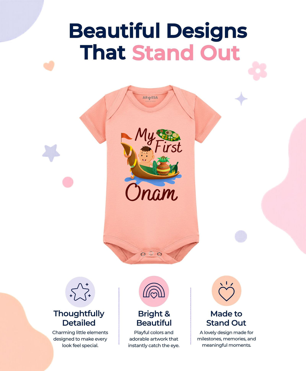 No | My First Onam - Romper