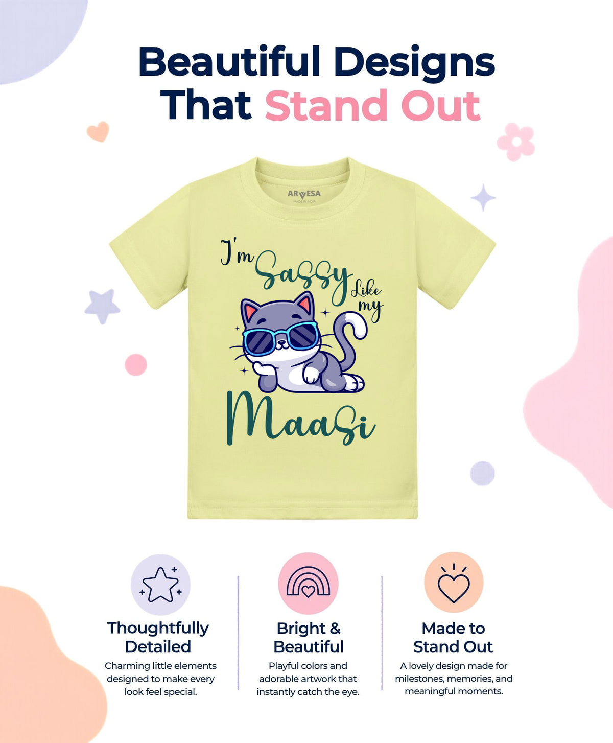No | I Am Sassy Like My Bua Maasi - T-shirt