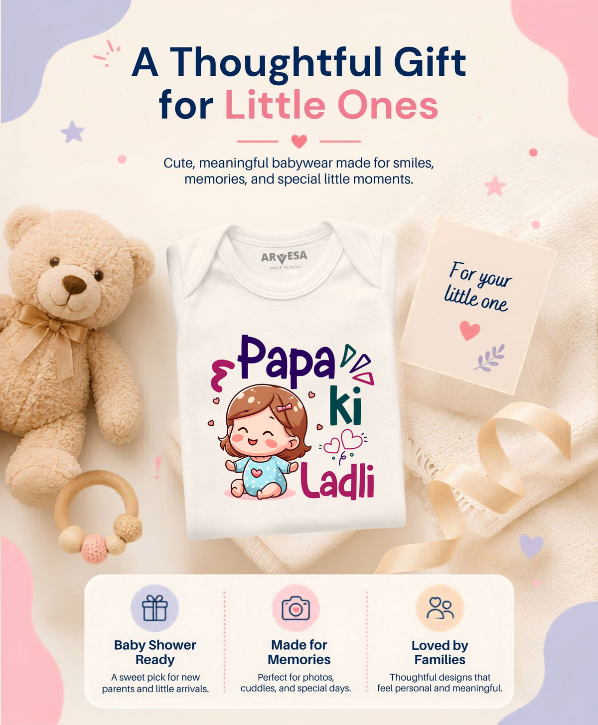 No | Papa Ki Ladli Dad - Romper