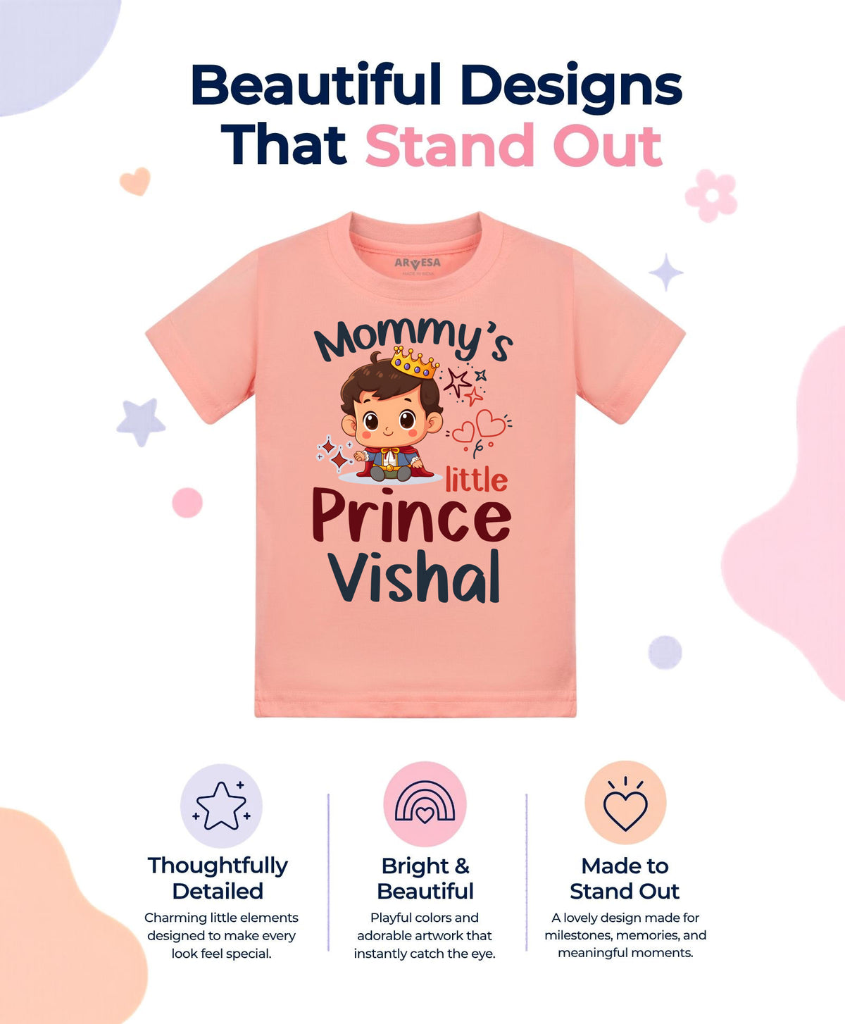 Yes | Mommy Little Prince - T-shirt