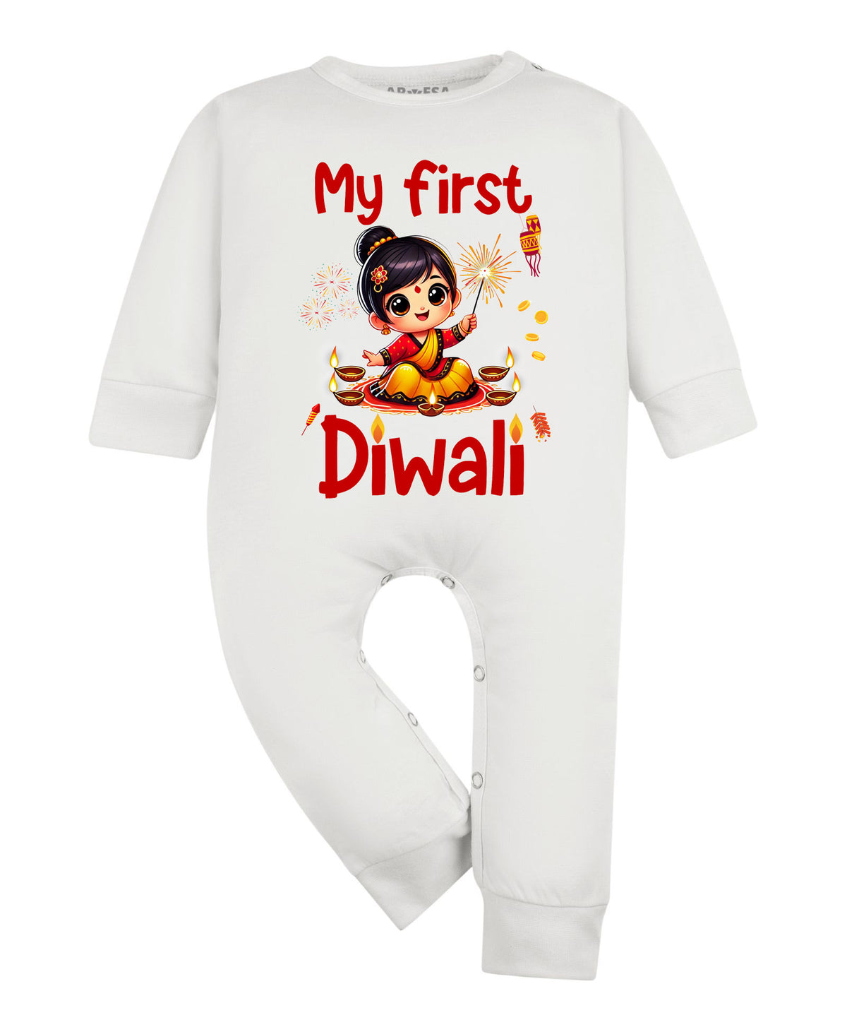 No | My First Diwali - Jumpsuit