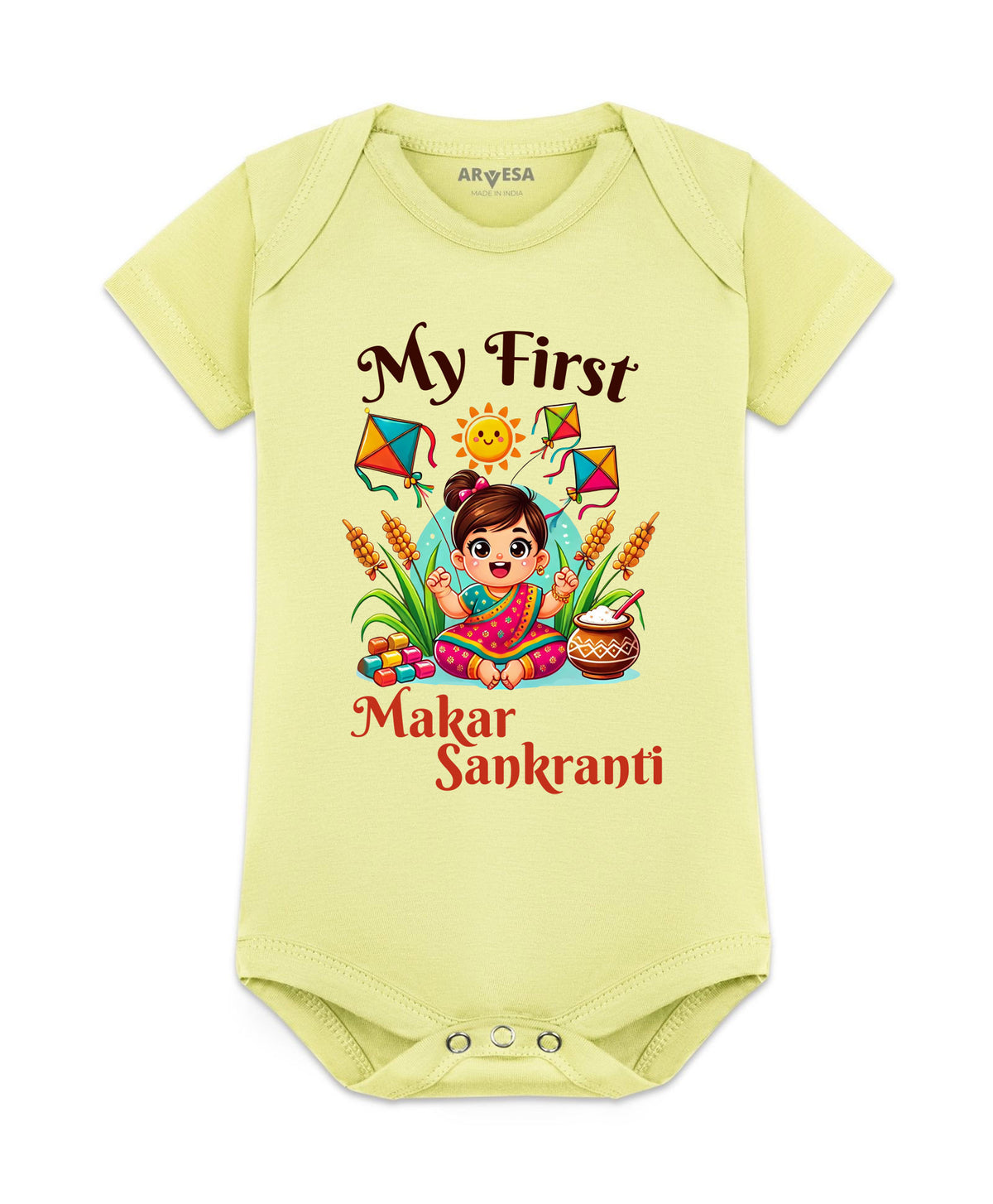 No | My First Makar sankranti - Romper