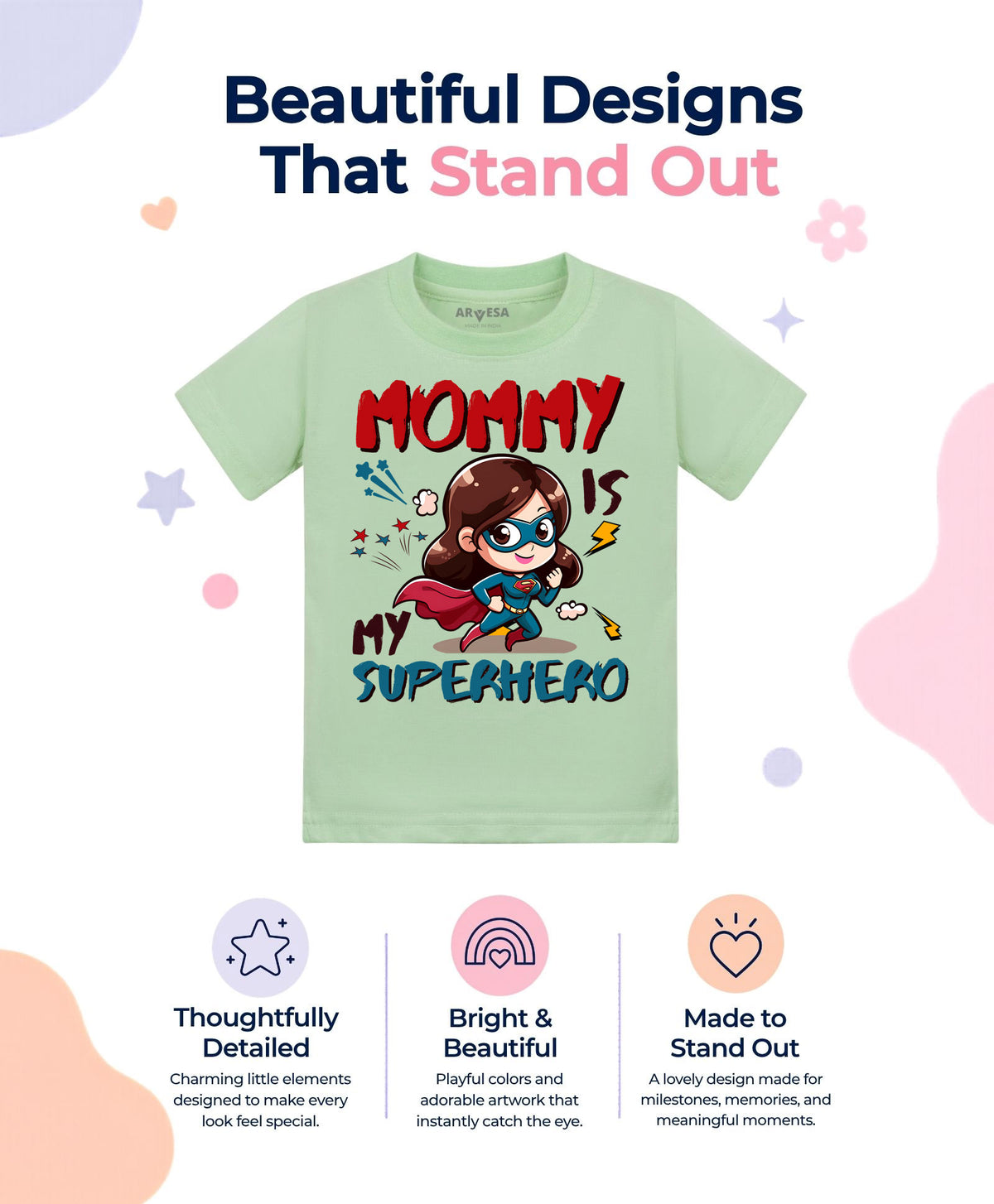 No | Mommy Is My Superhero - T-shirt