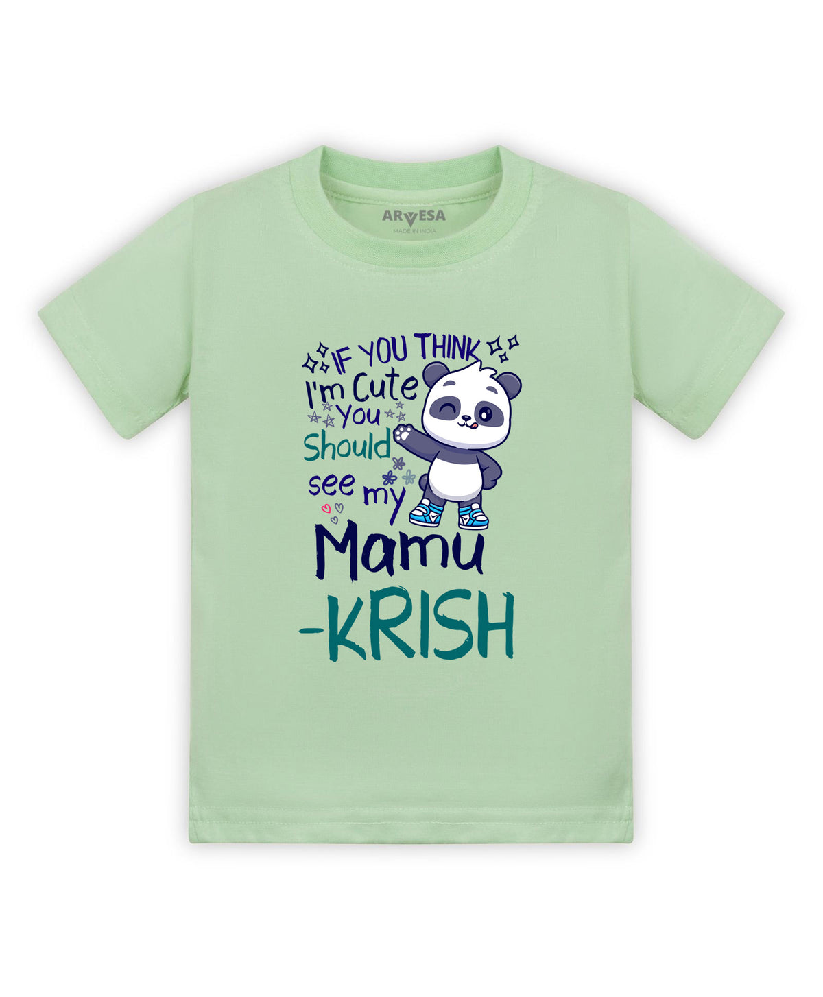 Yes | I Am Cute You Should See My Mamu - T-shirt
