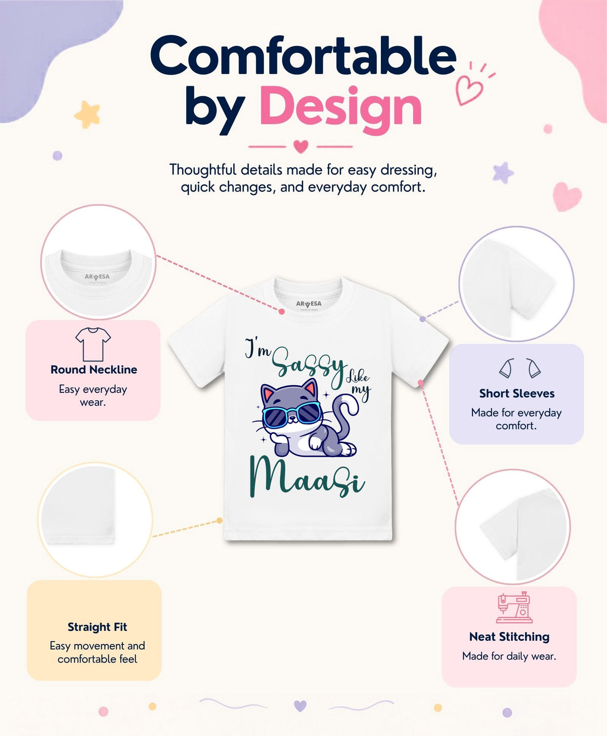 No | I Am Sassy Like My Bua Maasi - T-shirt