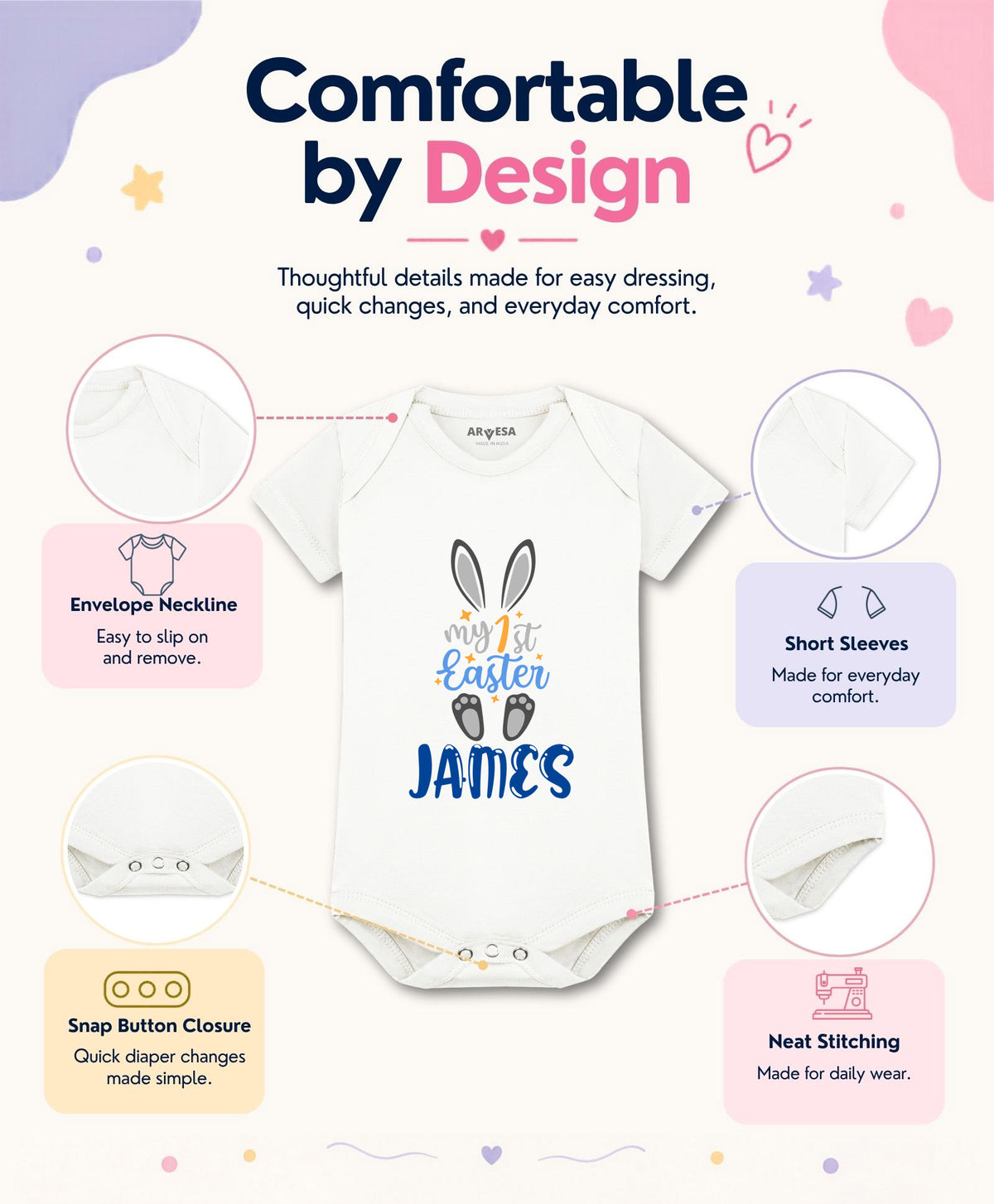 Yes | My First Easter - Romper