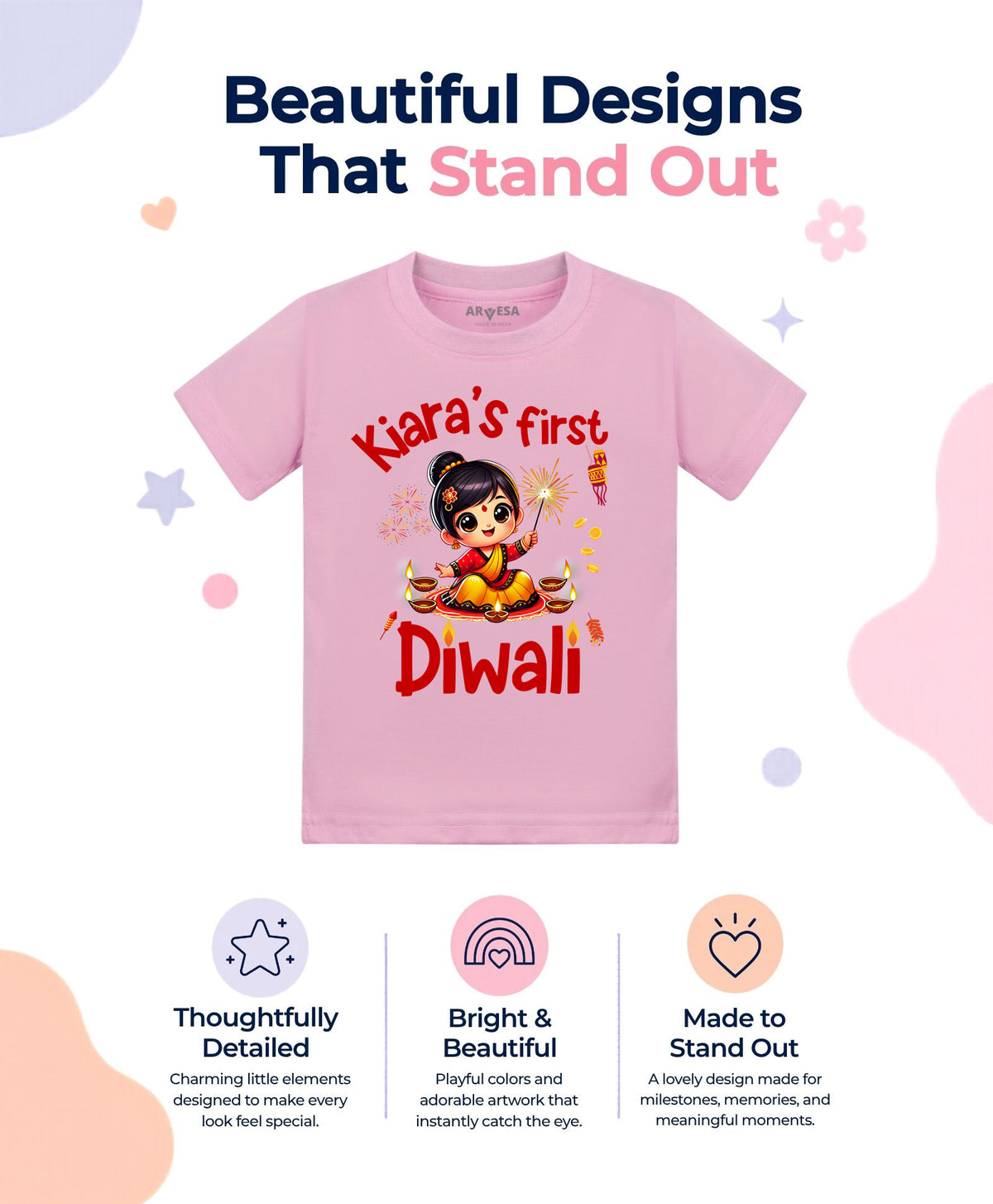 Yes | My First Diwali - T-shirt