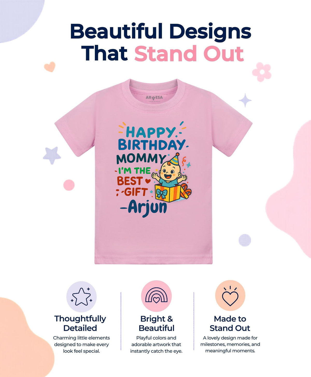 Yes | Happy Birthday Mommy I'm The Best Gift Mom Birthday - T-shirt