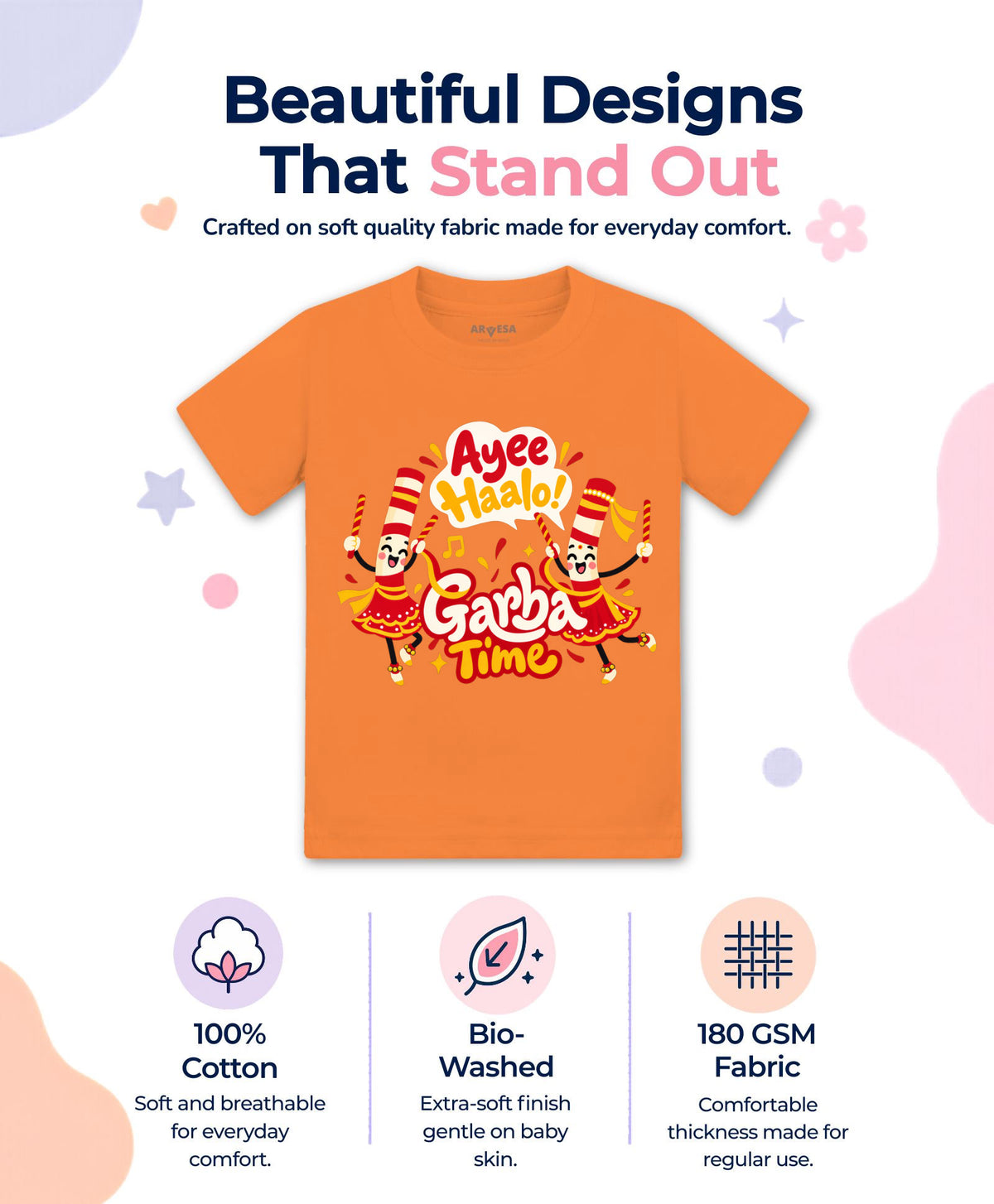 Ayee Haalo! Garba Time Navratri - T-shirt