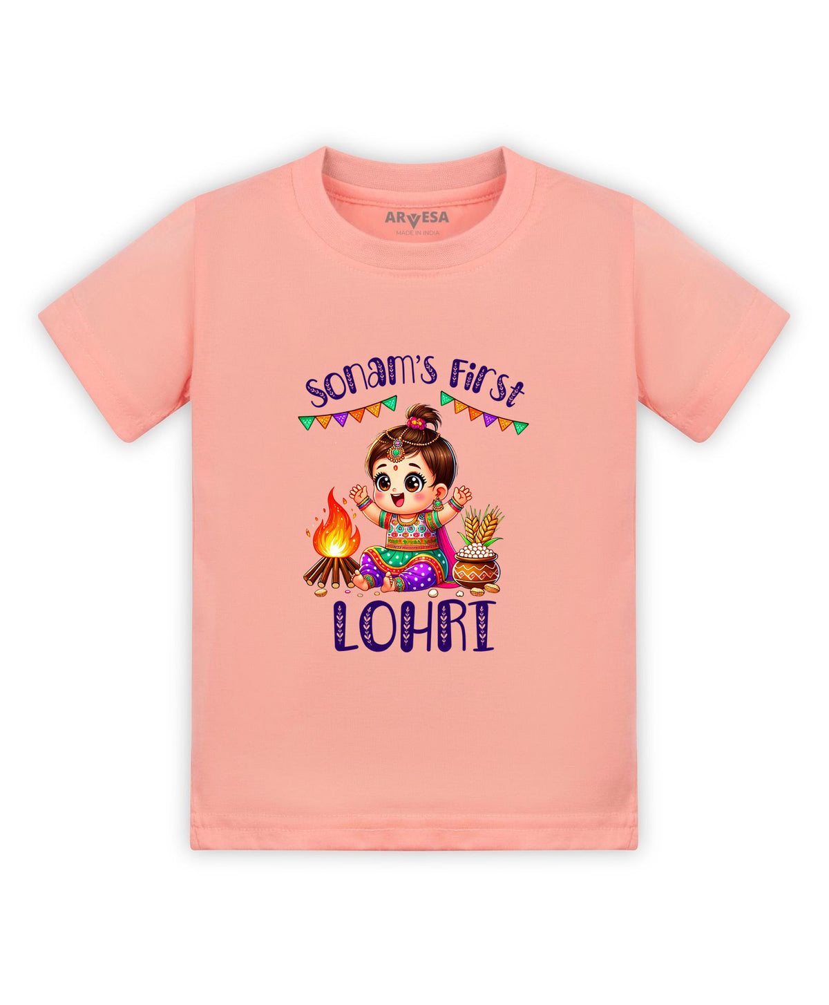 Yes | My First Lohri - T-shirt